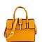 MEDIUM 2 WAY HARDWARE ACCENT SATCHEL