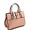 MEDIUM 2 WAY HARDWARE ACCENT SATCHEL