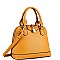 2-Way Padlock Accent Medium Dome Satchel Mini Bag
