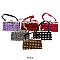 Pack of 12 Regular Coin Purses with Glittery Balls Design