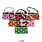 Pack of 12 Regular Coin Purses in Ribbon Design