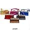 Pack of 12 Regular Coin Purses with Cross Design