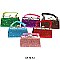 Pack of 12 Regular Coin Purses with Glittery Stars Design