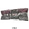 Pack of 12 Large Coin Purses  in Animal Skin Glossy Design