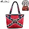 Confederate Flag Design Star Stud Tote Bag