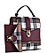 CHECK TWO TONE BACKPACK 2PC SET
