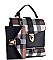 CHECK TWO TONE BACKPACK 2PC SET