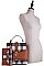 CHECK TWO TONE BACKPACK 2PC SET