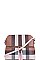 COLOR BLOCK PLAID CHECK CROSSBODY BAG