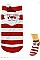 PACK OF 12 TRENDY CHRISTMAS THEME SOCKS