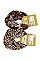 PACK OF 12 FASHION 2 IN 1 LEOPARD SCARF AND NECK GAITER