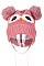 PACK OF 12 CUTE FUR LINED OWL BEANIES