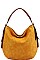 STYLISH TEXTURED PU LEATHER MODERN HOBO BAG JYCJF-081