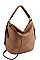 STYLISH TEXTURED PU LEATHER MODERN HOBO BAG JYCJF-081