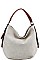 STYLISH TEXTURED PU LEATHER MODERN HOBO BAG JYCJF-081