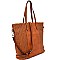Fashionable Woven Detail Rustic 2 Way Tall Tote MH-CJF046