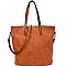 Fashionable Woven Detail Rustic 2 Way Tall Tote MH-CJF046