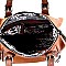 CHILLX Hematit-Tone Studded Large 2-Way Satchel MH-CJF062