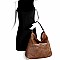 Stud Accent Perforated Rustic 2-Way Hobo MH-CJF063