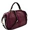Woven Detail Perforated Rustic Large Satchel MH-CJF065