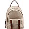 Stylish CHILLX Buckle Accent Fashion Backpack MH-CJF079