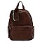 Fashion 2-in-1 Backpack & Fur Clutch