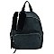 Fashion 2-in-1 Backpack & Fur Clutch