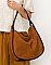 Real Suede Leather Shoulder Bag Hobo