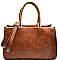 CJQ016-LP Rectangular 2 Tone Satchel