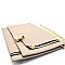 CL0137-LP Padlock and Zipper Detail Envelope Clutch