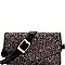 Multi-colored Glitter 2 Way Fanny Pack Cross Body  MH-CL0157