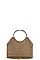 DESIGNER MULTI RHINESTONE SEQUENCES PARTY CLUTCH WITH CHAIN