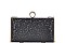 SPARKLING FASHION STRUCTURED CLUTCH WITH CHAIN