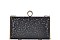 SPARKLING FASHION STRUCTURED CLUTCH WITH CHAIN