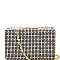 CLR2472-LP Starlet Rhinestone and Stud Embellished Frame Hard Clutch