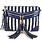 Canvas Stripe Cross Body ,CLS8817-YNM