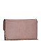 CLASSY SMOOTH PU LEATHER FASHION ENVELOPE CLUTCH WITH CHAIN STRAP JYCLT-97132