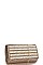 FASHION MULTI RHINESTONE FRONT PARTY CLUTCH WITH CHAIN