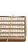 FASHION MULTI RHINESTONE FRONT PARTY CLUTCH WITH CHAIN