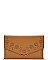 FASHIONABLE FLOWER TUCKED ENVELOPE CLUTCH WITH CHAIN JYCLW-3960
