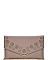FASHIONABLE FLOWER TUCKED ENVELOPE CLUTCH WITH CHAIN JYCLW-3960