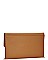 FASHIONABLE FLOWER TUCKED ENVELOPE CLUTCH WITH CHAIN JYCLW-3960