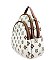 Monogrammed Convertible Backpack Satchel