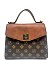 CM Monogram Twist Lock Flap Satchel