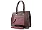 David Jones Front Zippered Satchel