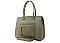 David Jones Front Zippered Satchel