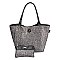 Reversible 2 in 1 Designer David Jones Tote - Shoulder Bag