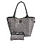 Reversible 2 in 1 Designer David Jones Tote - Shoulder Bag