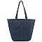 Fashion Denim Shopper Bag