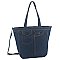 Fashion Denim Shopper Bag